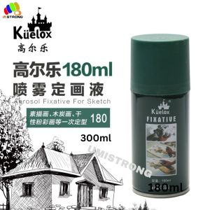Kuelox Fixative Art Spray for Artwork Coating (watercolor gouache charcoal oil pastels graphite)