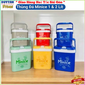 Thùng Đá Giữ Nhiệt Minice 1L & 2 Lít Duy Tân bình trà sữa phích nước đá giữ nhiệt