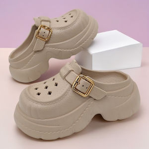 Lateny Sandal Wedges Wanita Terbaru Model Kekinian Premium Bahan EVA Ringan Anti Slip