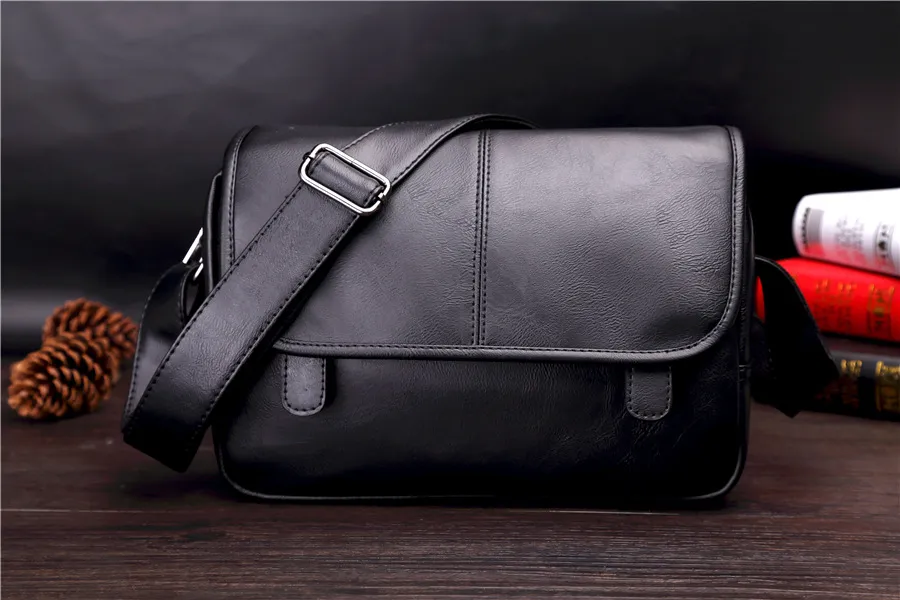 New Luxury Brand Messenger Bag Men Leather Crossbody Bags For Men