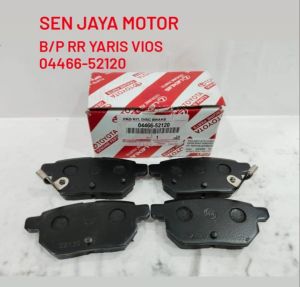 BRAKE PAD REAR NEW VIOS YARIS KAMPAS REM BELAKANG NEW VIOS YARIS 04466-52120