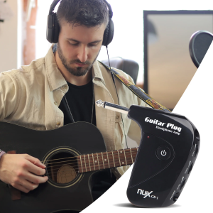 NUX GP-1 Guitar Plug Headphone Amp With Classic British Distortion Effect Guitar Amplifier (GP1) 724ROCKS