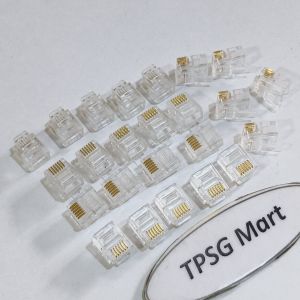 Đầu RJ12 6 Pin 6P6C (Chuẩn đầu Rj12 6P6C Rj12 6 tim Rj 12 6Pin Rj12 6 line)