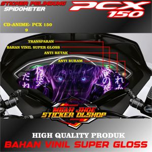 STICKER SPIDO PCX 150/LAMA ANIME/PRINT
