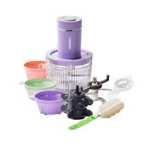 (BH 1 năm) Máy xay thực phẩm đa năng Samono SW-MFC300 1.2L - xay thịt có kèm dụng cụ bóc tỏi 1 cối thủy tinh 3 cối nhựa