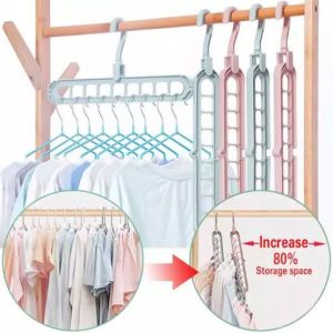 Magic Hanger Gantungan Baju Organizer 9 in 1 As Seen on TV Serbaguna Multifungsi Jemuran Laundry Terlaris Anti Ribet Bisa Cod A5Q4
