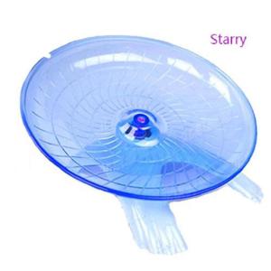 Starry Running Disc Flying Saucer Exercise Wheel Toy for Mice Dwarf Hamsters Pet 18cm