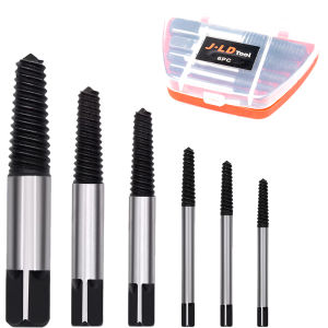 JLD 6PC SCREW EXTRACTOR SET Tap Balik set Pembuka Baut Patah Bolt Pipe Extractor