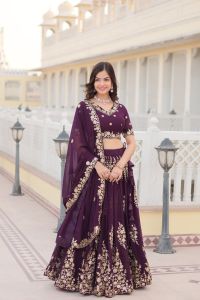 PRE ORDER 15 DAYS - SEMISTITCHED LEHANGA CHOLI