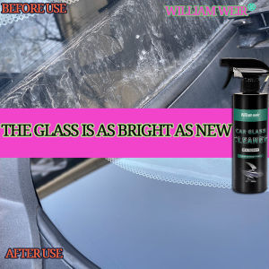 ♥【Spot goods】WILLIAM WEIR glass oil film removal cream、water marks and acid rain remover pure wax for car windshield cleaner/Glass mirror cleaner/wiper car window cleaner rain/car wax waterproof for windshield glass