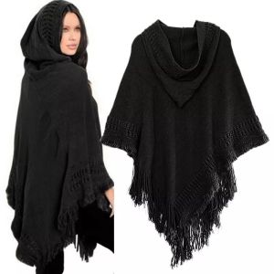 Fashion Vintage Bohemian Style Shawls Turban Headscarf Ethnic Embroidery Big Poncho Hood
