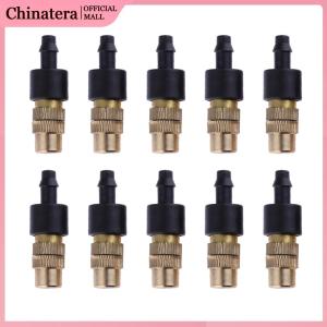 10pcs 4/7pvc mini spraying drip head ปรับได้ dripper dripper nezzle การเกษตรประหยัดน้ำอัตโนมัติพกพาสำหรับสนามหญ้าอุตสาหกรรม