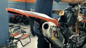 Knalpot Norifumi TORC CRF 150 L KLX BF DT WR:155 Full Stainless Original