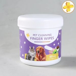 【SG】Pet cleaning finger covers and wet wipes for cleaning the mouths and teeth of cats and dogs,360-degree oral cleaning