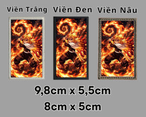 Patch_Velcro dán in KTS Thanh Gươm Diệt Quỷ - Kimetsu No Yaibaviền tinh xảomặt gai dán quần áo
