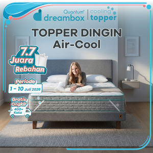 Quantum Dreambox Cooling Topper AirCool / Topper Kasur Dingin / Cool-to-Touch