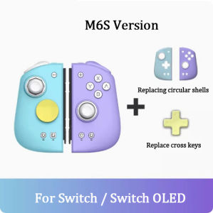 Original Mobapad M6 HD M6s Nintendo Switch Joycon NFC Joystick Hall Effect Controller HD Vibration Joy Con Nintendo Switch Controller Pro