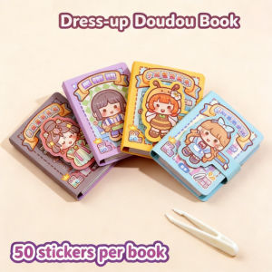 BERMA BABY Little Mochi Dress Up Sticker Book Reusable DIY Activity Kawaii Creative Girls Birthday Gifts