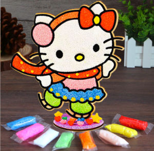 Hàng Sẵn TP.HCM) Đồ chơi tô màu tranh mút xốpTranh tô màu bọt xốp Slime Gỗ 3D Gỗ Slime cho bé tự ý sáng tạo.