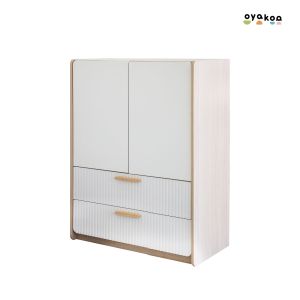 ตู้เสื้อผ้าเด็ก 2 บาน 2 ลิ้นชัก รุ่นลูน่า Luna the Closet/Drawer