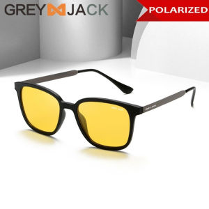 Grey Jack Kacamata Night Vision Drive Series Anti Silau Kendaraan Malam Hari Fashionable Ringan Pria Wanita 125 7504 6131 1904