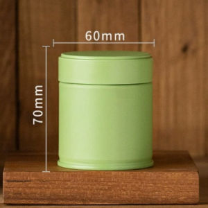 Tea Tin Large Capacity Moisture-proof Tea Jar Hiqh Quality Tinplate Round Coffee Bean Storage Box for Home&Travel