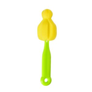 Chổi mút cọ núm ty bình sữa dài 14cm / bàn chải chai dài 16cm  ( Loại đầu bông)