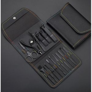 Gratis Semua - Gunting Kuku Set 16 in 1 / Manicure Set / Dompet Gunting Kuku Set 16 in 1 Stainless Anti Karat / Set Perawatan Kuku