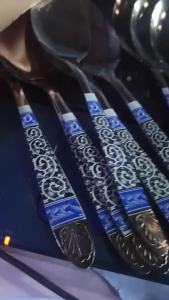 Sendok Batik Bahan Stainless Tebal isi 12PCS Sendok Makan Serbaa