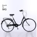 [✅SG Ready Stock] Shimano gear Outdoor city bicycle 26 inch 7 speed Adult women girl  lady bike. 