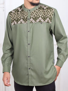 Baju koko Pria dewasa Kurta Kemko Toyobo Sublime Batik Motif KDM