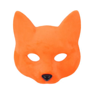 Mặt nạ hóa trang Halloween mặt nạ che mặt nửa mặt hình mèo/cáo dành cho các buổi tiệc. cosplay Đạo cụ