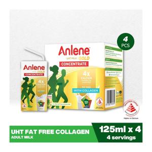 Anlene Gold Concentrate - Fat Free With Collagen (4 X 125ML)