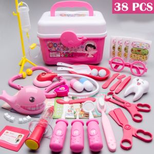 Doctor Toy Set Simulation Docter Nurse Stethoscope Injection Play House Medical Toolbox Medical Equipment Device Toys