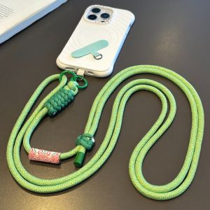 KNQ12 Adjustable Mobile Phone Straps Neck Rope Dual-purpose Phone Hanging Rope Hang Chain Retro Style Crossbody Lanyard Cell Phone Accessories
