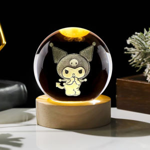 6cm 3D Crystal Ball Planet Laser Engraved Glass Sphere Christmas Thanksgiving Gift Home Decoration