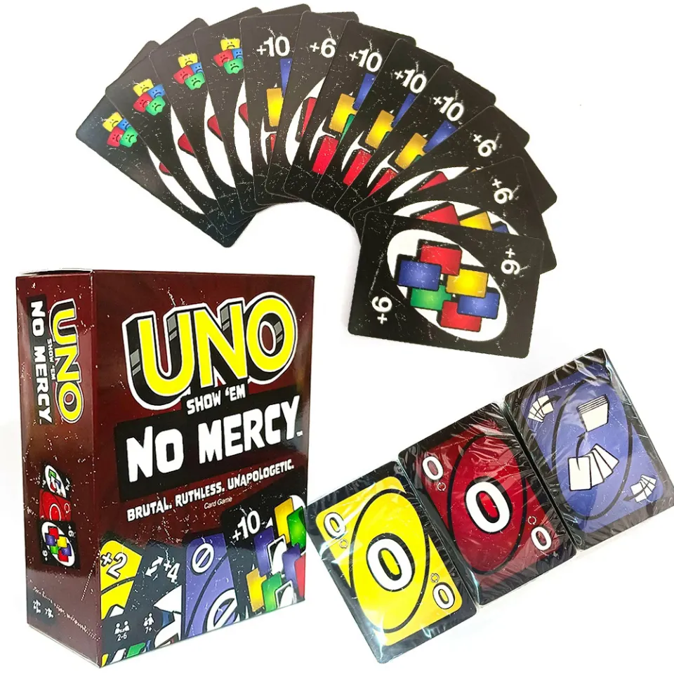 UNO Matching Card Game SHOWEM uno No mercy Card Multiplayer Family Party  Boardgame Funny Friends Entertainment Poker | Lazada PH