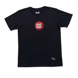 Anyway Kaos Pendek "Font" Black 544