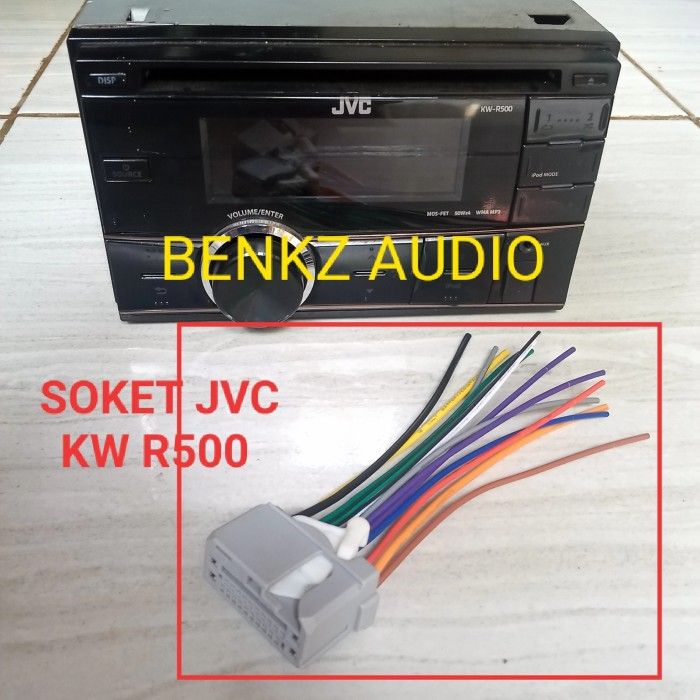 Soket Head Unit Jvc Kwr500 Kabel Socket Tape Mobil Jvc Kwr500 | Lazada