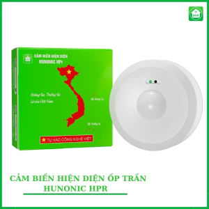 Cảm Biến Hiện Diện Âm Trần / Ốp Trần Hunonic HPR - Dễ Dàng Sử Dụng Và Lắp Đặt - Chinh Hãng Bảo Hành 12 Tháng