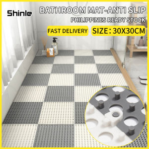 30x30cm Bathroom Shower Mat Non-Slip PVC Floor Mats for Toilet Bathroom kitchen balcony Rug Adjustab