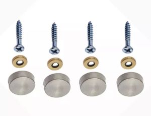 12 chiếc chụp chân vít inox mờ size 19mm