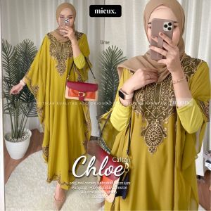 STOK READY - Kaftan Terbaru 2025 - Kaftan Ceruty Terbaru - Kaftan Mieux - Kaftan Chloe dan Marlyn - Kaftan Lebaran 2025 - Kaftan Mewah Lebaran 2025