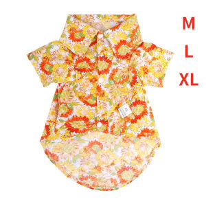 Honeycare M/L/XL Pet shirt 2022 new dog spring dress foreign style Cat Shirt Teddy clothes spring and autumn method bucket Keji thin style 宠物衬衫2022年新款狗狗春装洋气猫衬衣泰迪衣服春秋法斗柯基薄款