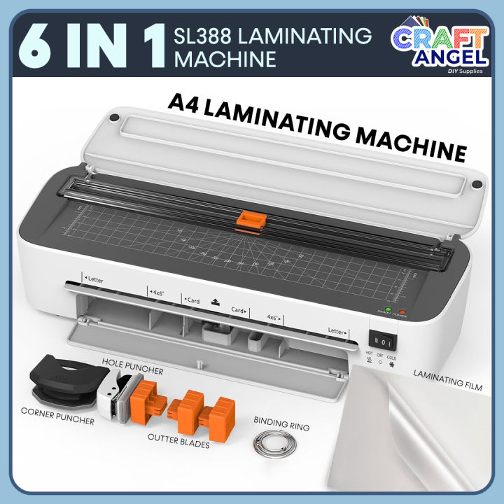 Officom In Sl Portable Laminating Machine A Size Hot Cold Heavy Duty Laminator Abs With