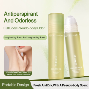 Refreshing Body Deodorant Roll On for Underarm Odor Control Long Lasting Fragrance Sweat Protection with Gentle Formula for Men and Women