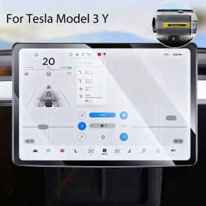 For New Model 3 Highland 2025 Screen Protector Tempered Glass Full Coverage HD Clear Anti-Scratch Navigation Display Film Guard