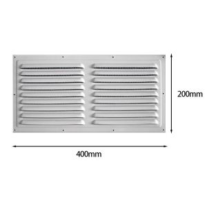 MELODI Heating Cooling Vents Plate Air Vent Grille Aluminum Alloy Air System Net Cover Screen Window Square Vent Grille Cover 100/150/200/250/300/400mm Ventilation Cover