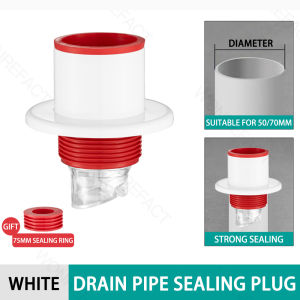 Drain Pipe Seal Plug Bathroom Kitchen Sink Pipe Quick Drain Seal Cover Insect Resistant Odor Resistant Durable