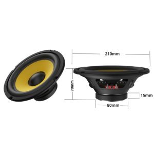 GOLDVAULT 5/6/8/10 Inch Car Bass Speaker Coaxial Subwoofer HiFi Music Full Range Frequency Car Stereo Speaker High Quality Universal Audio Speakers For Car Home Audio